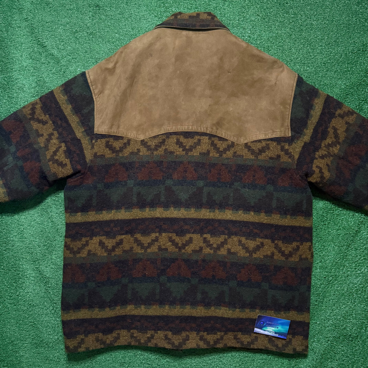Vintage Woolrich Aztec Quilt Lined Jacket