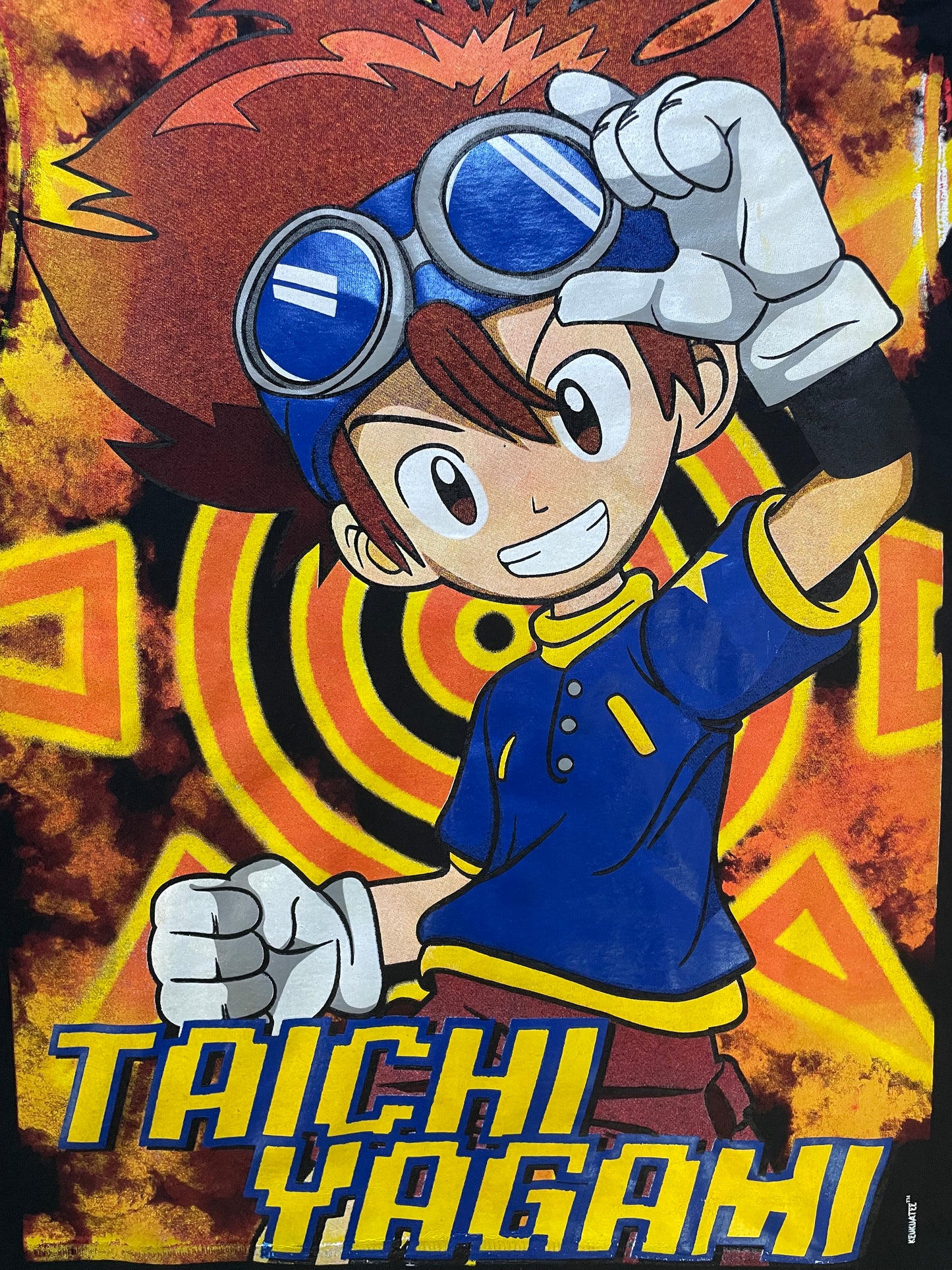 Taichi Yagami digimon evolution tee