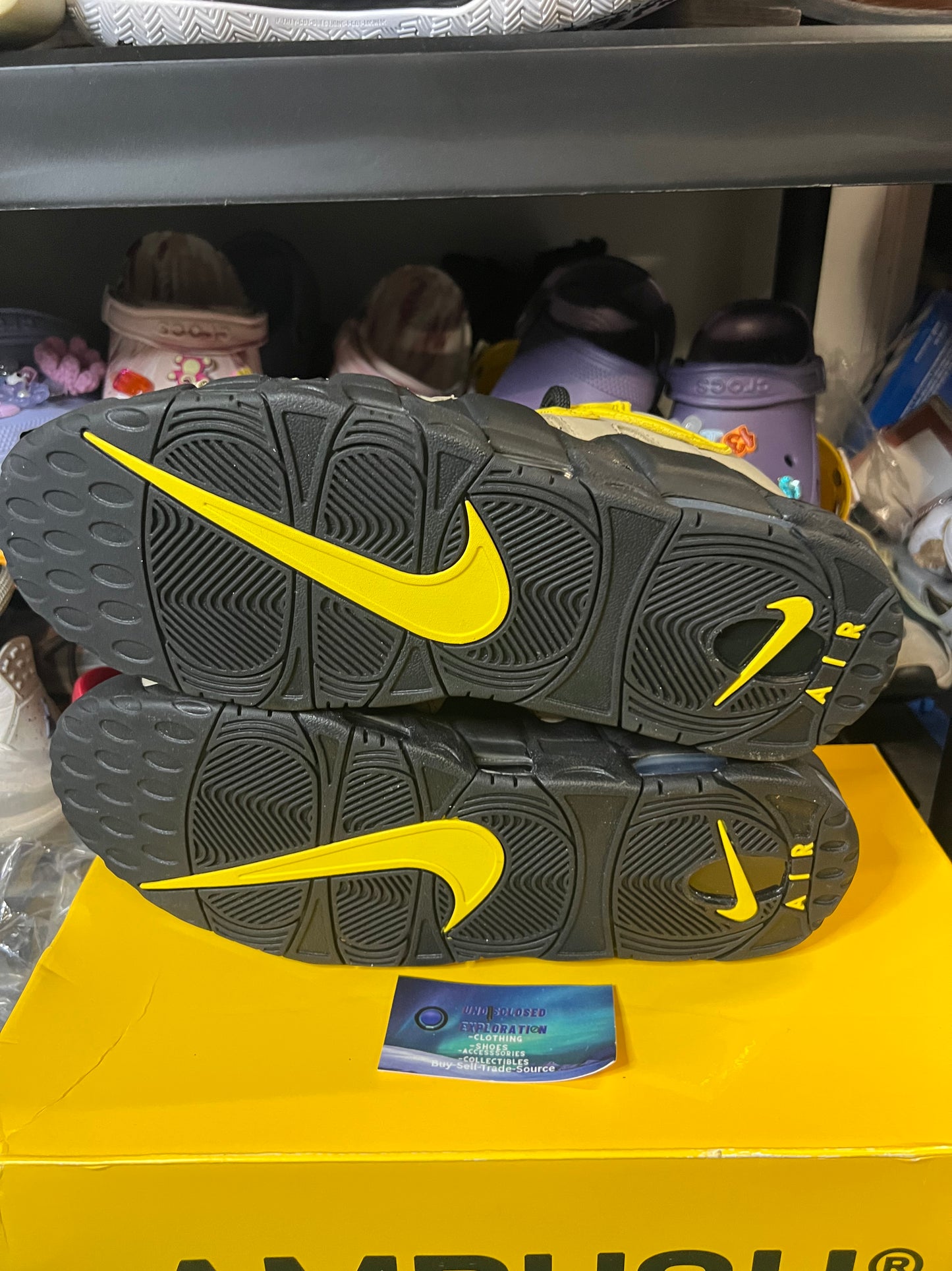 Nike X Ambush uptempo low vivid sulfur