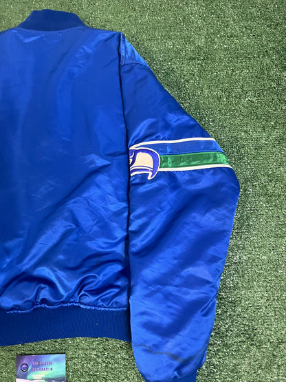 Vintage 1980s Seattle Seahawks satin starter jacket