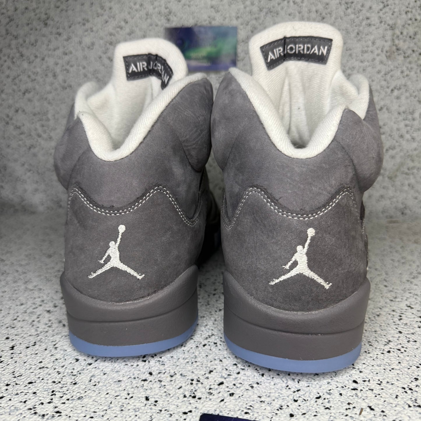 Jordan 5 Wolf Grey 10 Men/11.5 Women “Preowned”