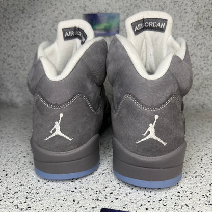 Jordan 5 Wolf Grey 10 Men/11.5 Women “Preowned”