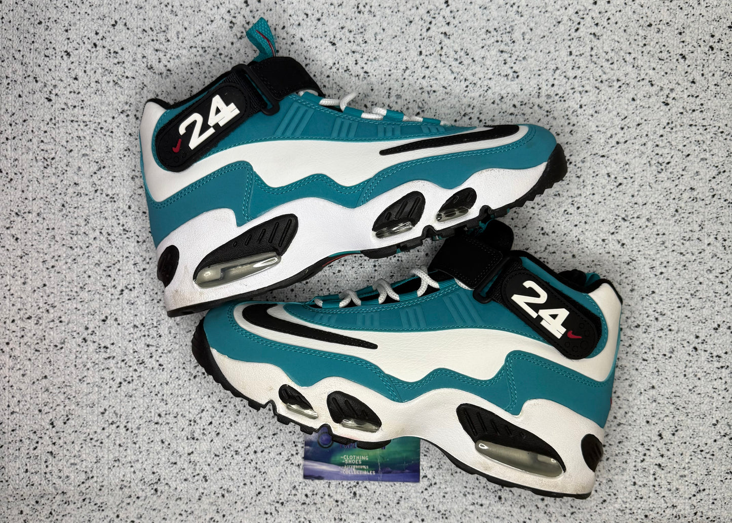 Nike Air Griffey Max 1 Aquamarine 8.5 Men/10 Women “Preowned”