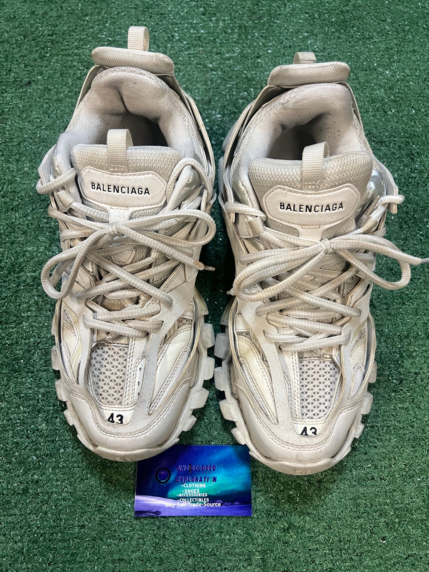 Balenciaga white Track sneakers size 10men/11.5women(EU 43)