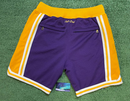 Just Don Mitchell & ness Lakers shorts