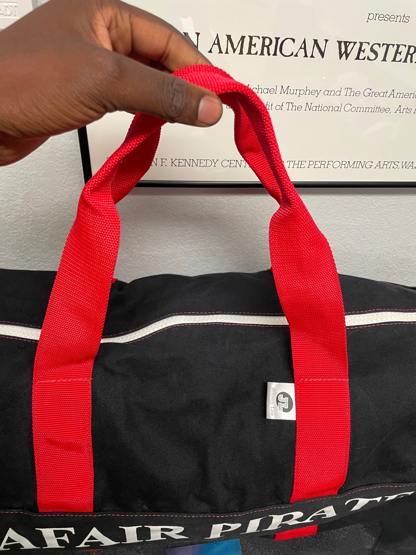 Vintage Seattle Seafair Pirates duffle bag