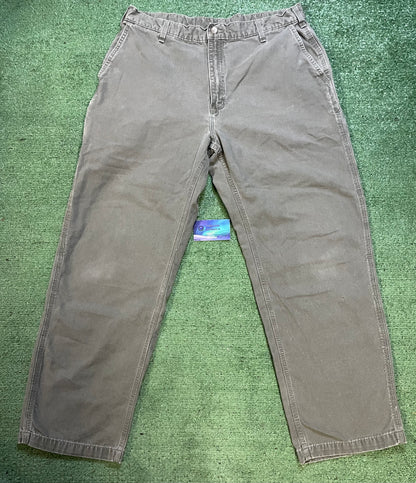 Vintage Carhartt carpenter moss green pants