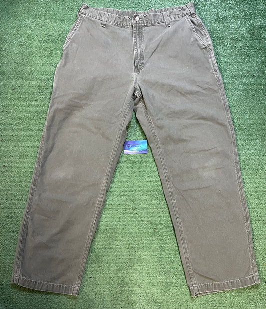 Vintage Carhartt carpenter moss green pants