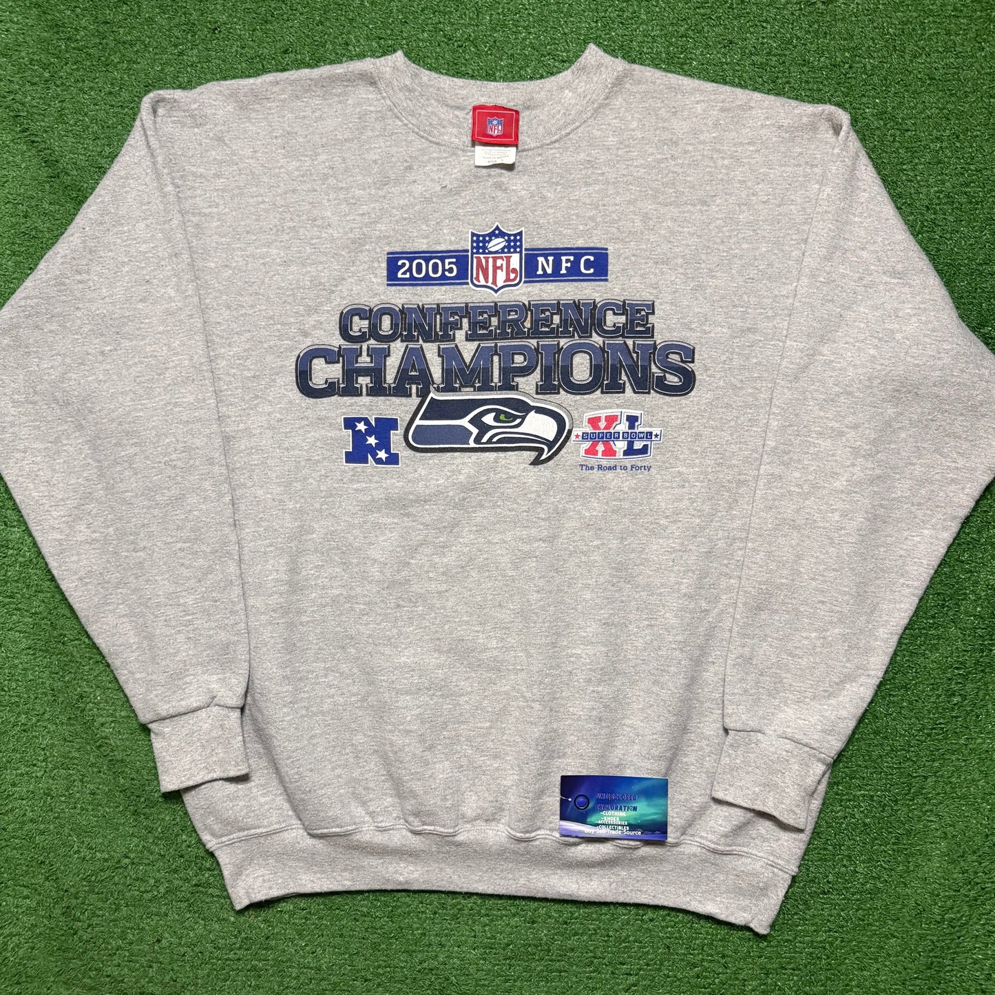 Vintage Seattle Seahawks 2005 Conference Champs Crewneck
