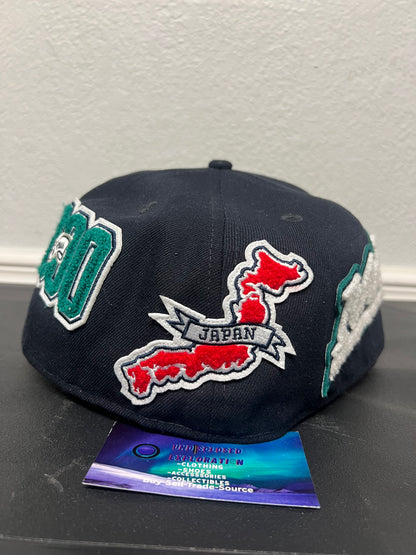 Seattle mariners ichiro hall of fame induction fitted hat