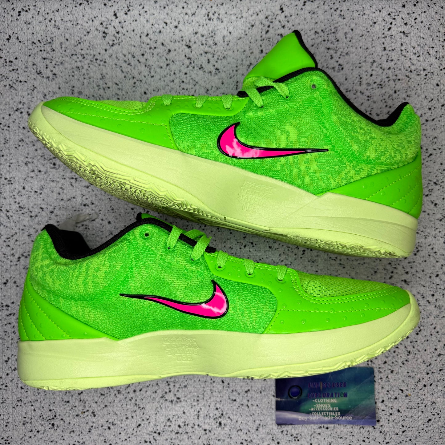 Ja 2 Scratch Pink Green Pink 10.5 Men “Preowned”