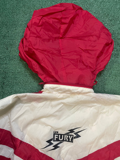 Vintage 1990s diadora white & red windbreaker