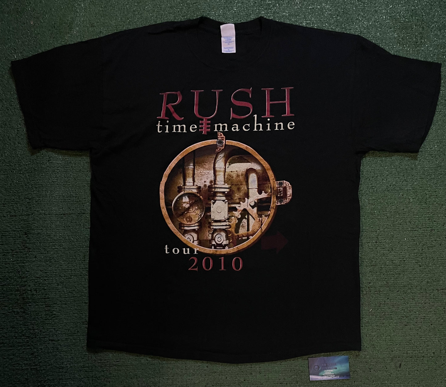 Rush Time Machine 2010 tour tee