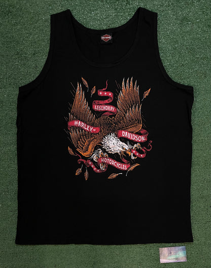 Vintage 1990s Harley Davidson Eagle Los Angeles California tank top