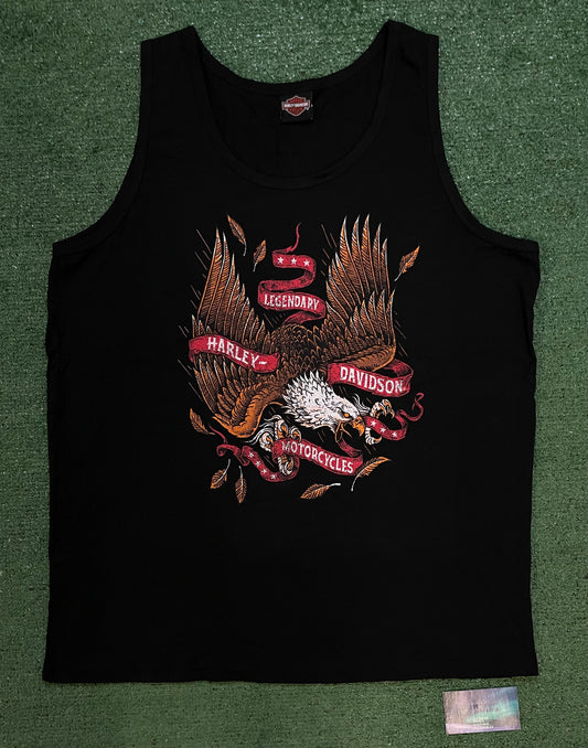 Vintage 1990s Harley Davidson Eagle Los Angeles California tank top