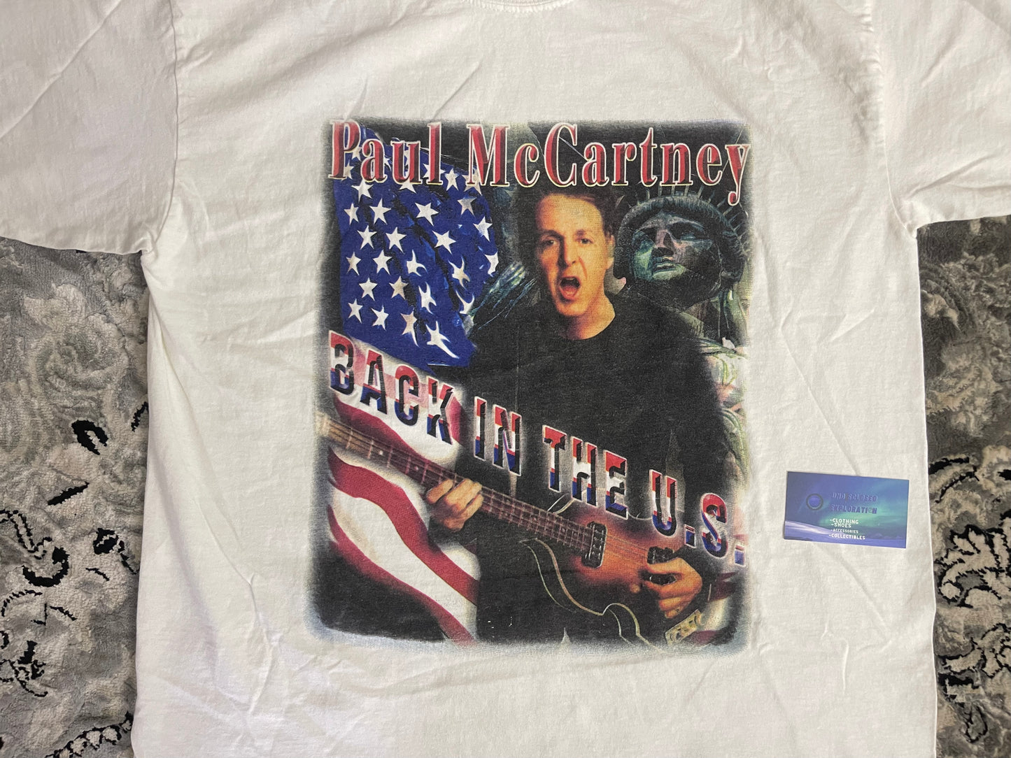 Vintage Paul McCartney Back In US Shirt size X-Large