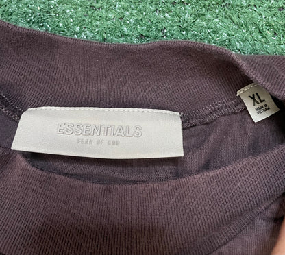 Fear Of God Essentials dark plum tee