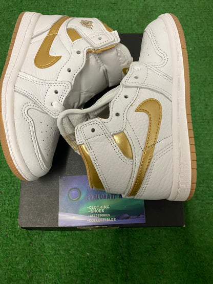 Jordan 1 high metallic Gold