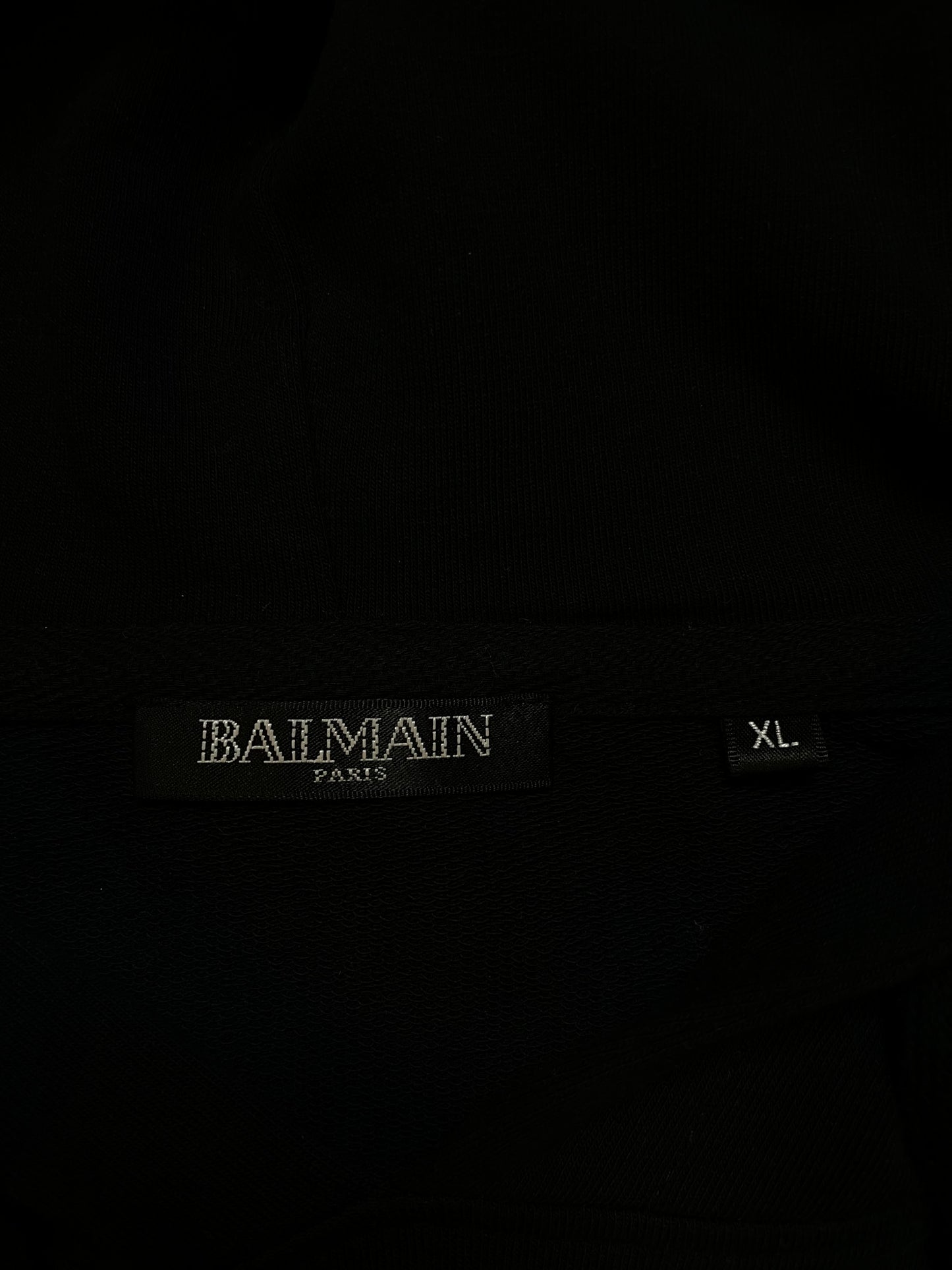 Balmain Paris black and gold tracksuit