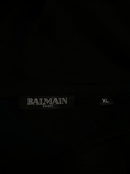 Balmain Paris black and gold tracksuit