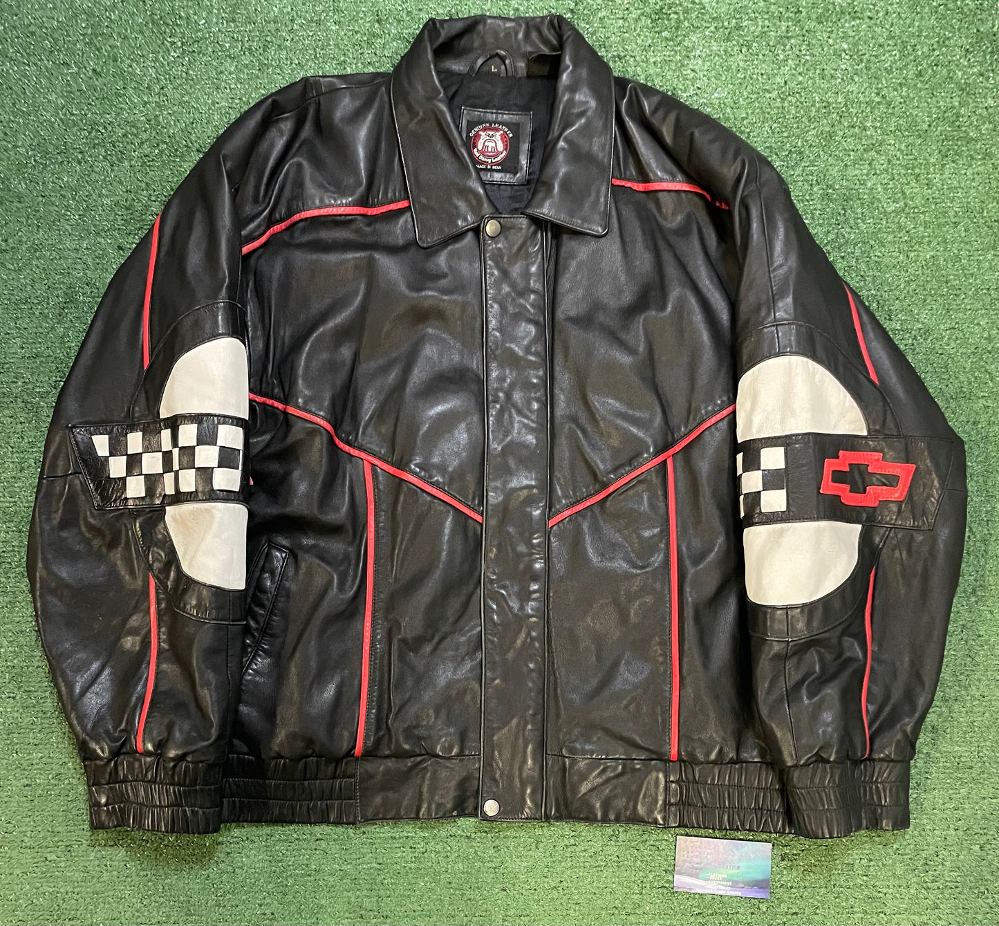 Vintage 1970s Corvette C4 leather jacket