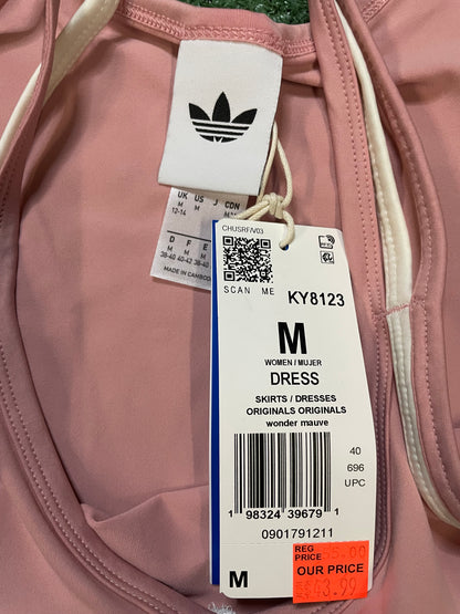 pink Adidas Originals Summer Glow mini dress