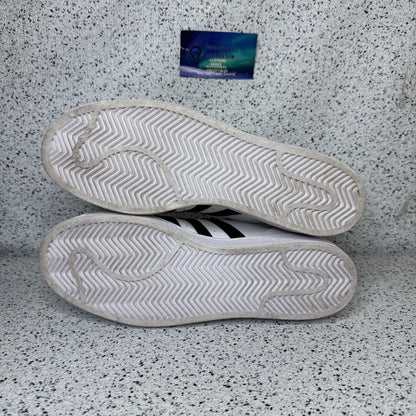Adidas Superstar White Black 9 Men “Preowned”