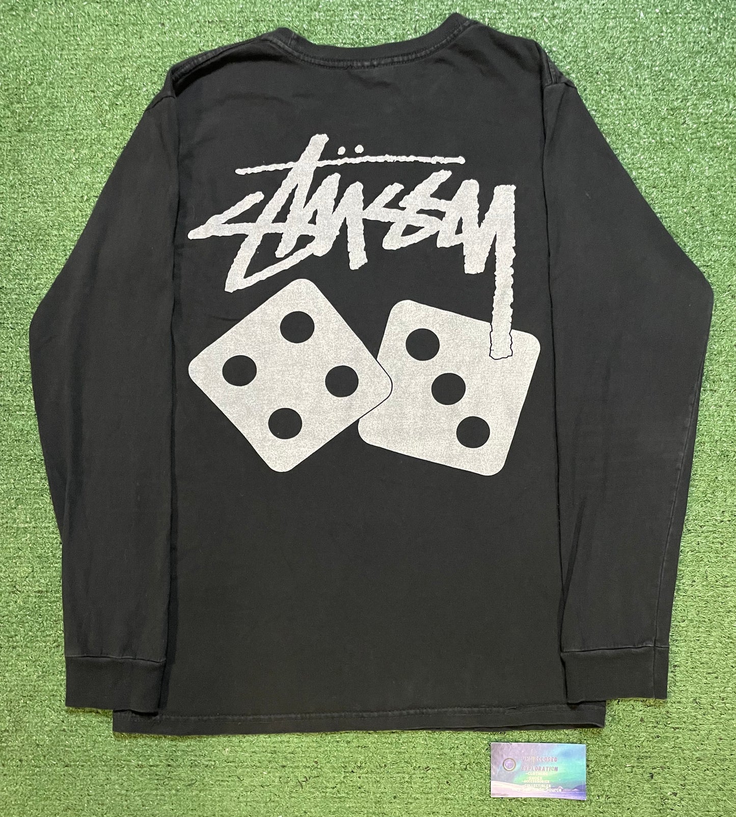 Stussy black dice longsleeve