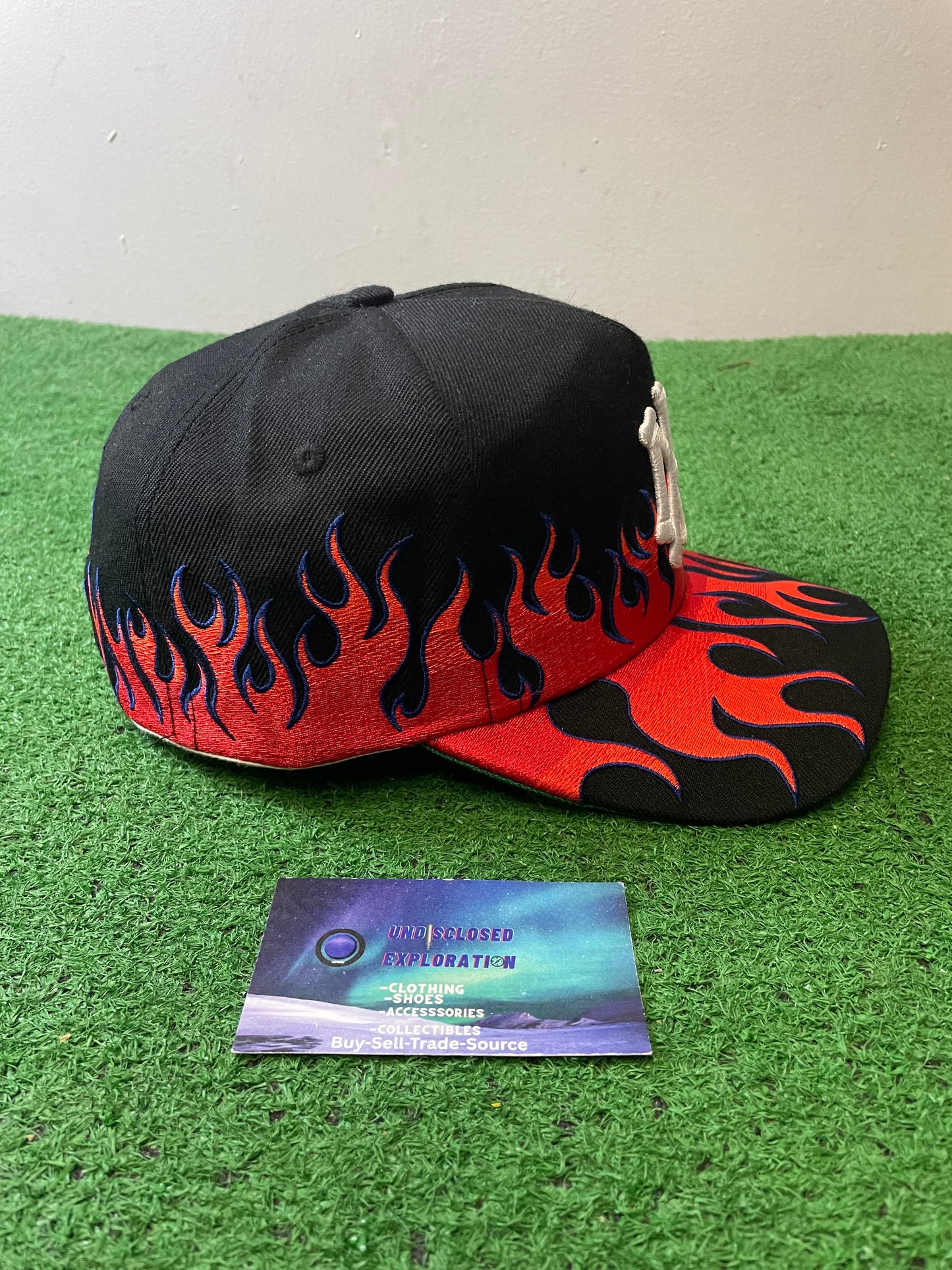 Killthehype New York Yankees flames hat