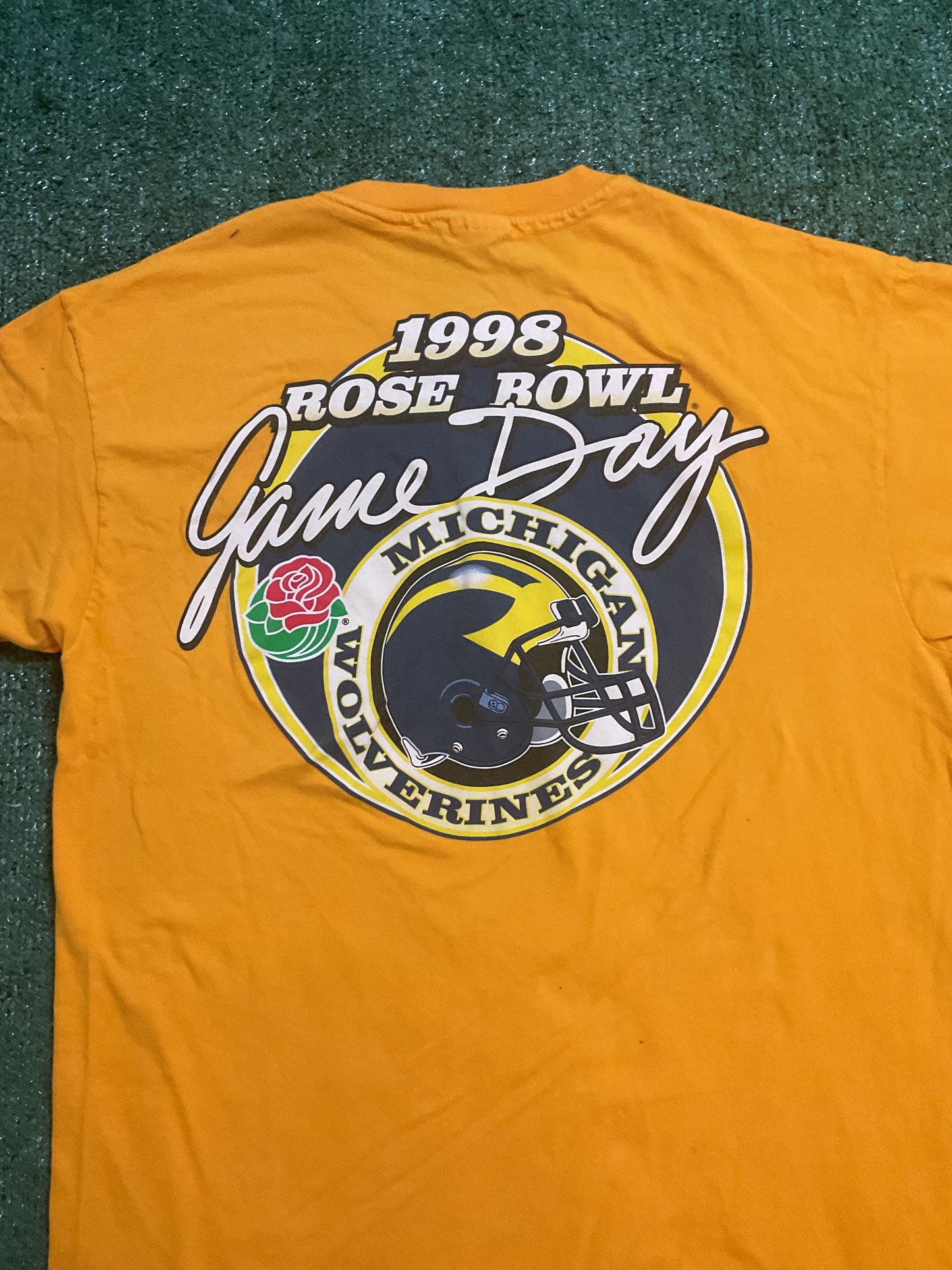 Vintage University of Michigan 1998 Rose Bowl Tee