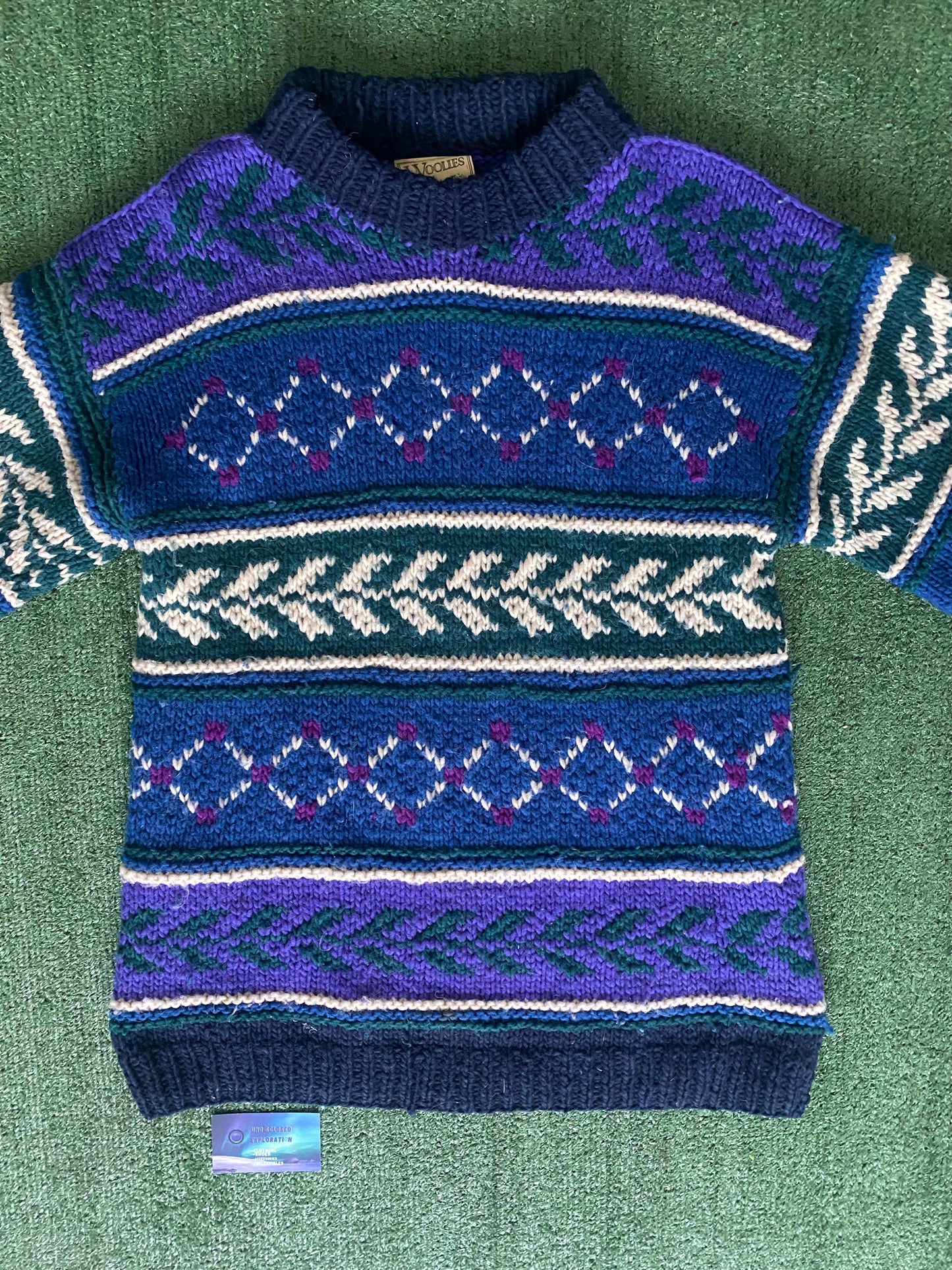 Vintage knitted wool sweater