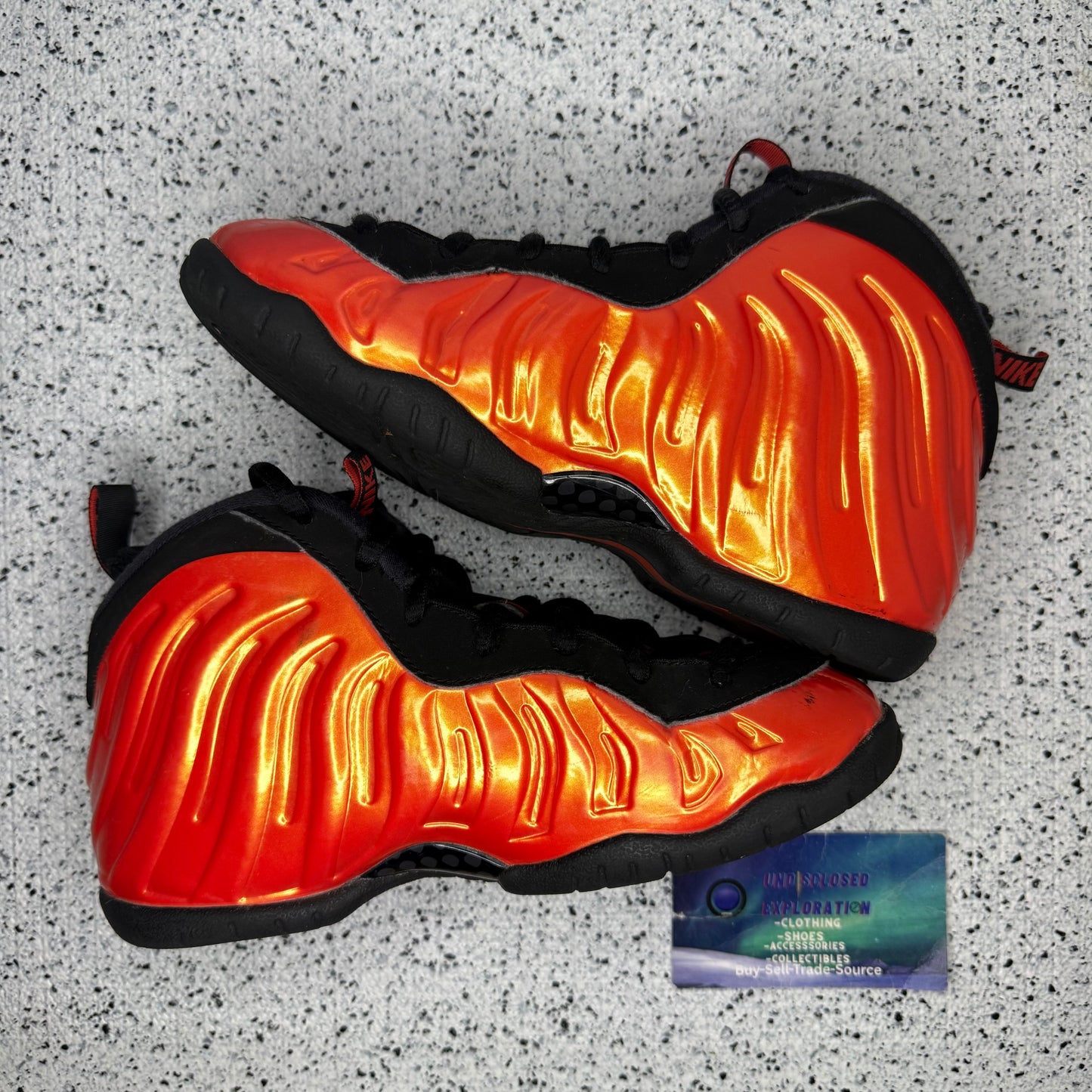 Nike Air Foamposite One Habanero Red 1.5 Youth “Preowned”