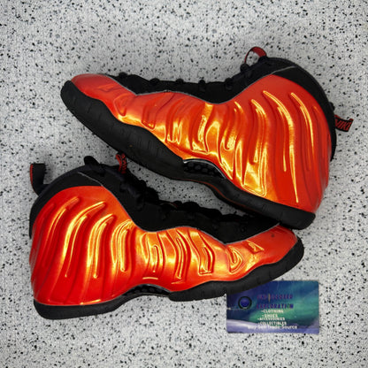Nike Air Foamposite One Habanero Red 1.5 Youth “Preowned”