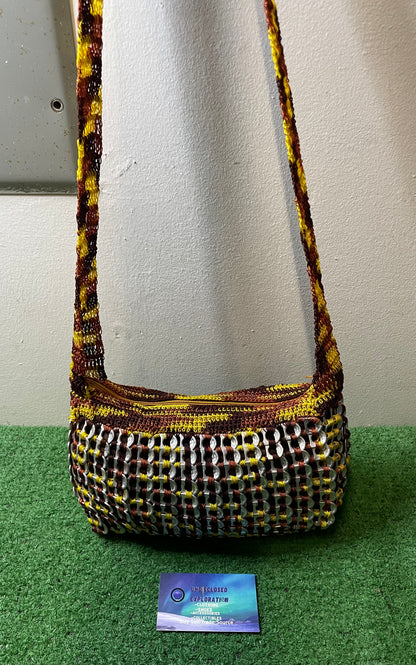 Vintage handmade crochet purse