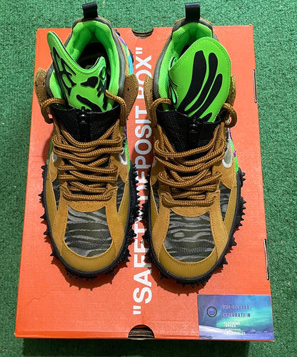 Off-white x nike air terra forma wheat size 10.5men/12women