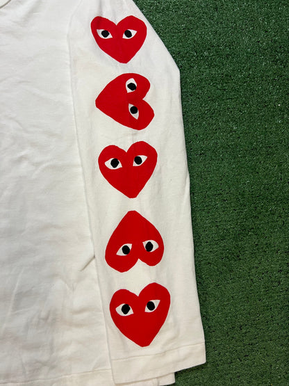 Comme des Garçons Play heart longsleeve