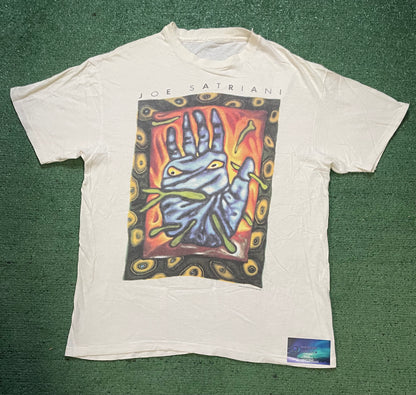 Vintage 1990s Joe Satriani surfing with aliens tee