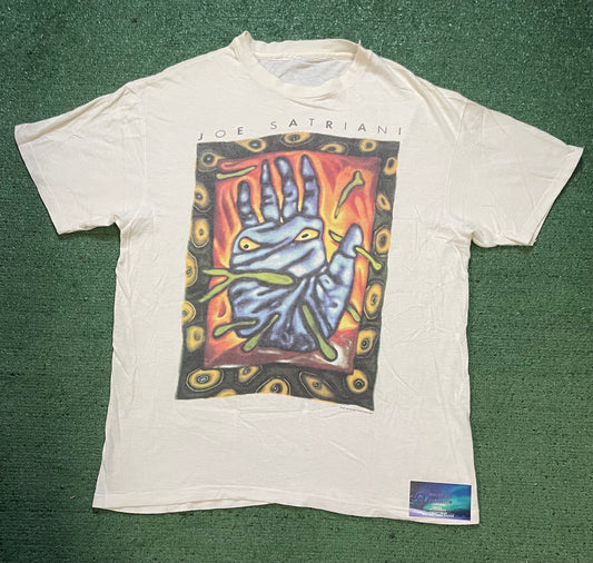 Vintage 1990s Joe Satriani surfing with aliens tee