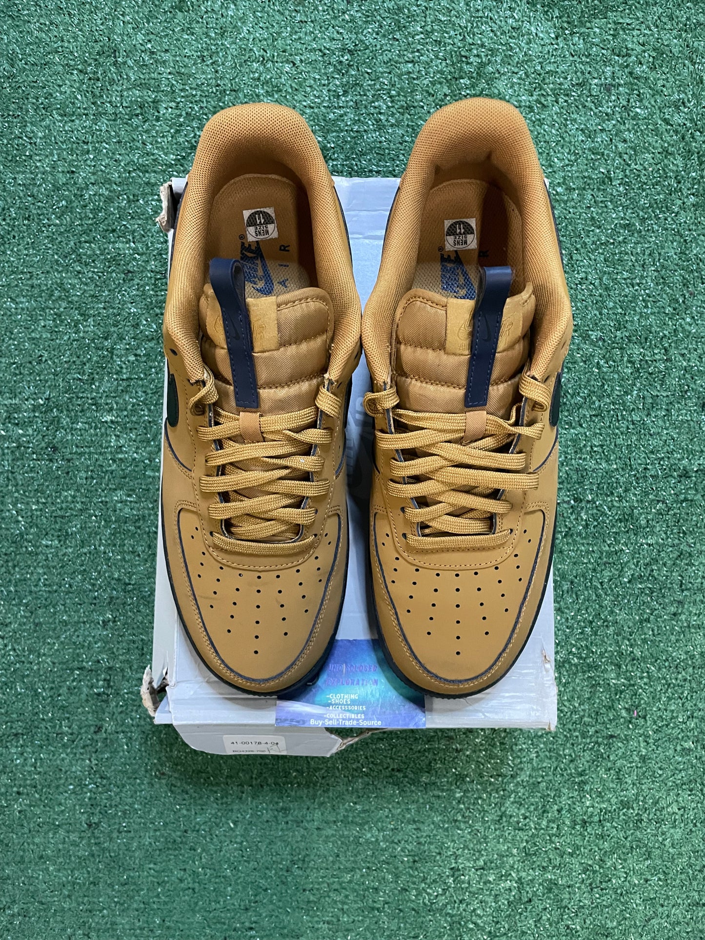 Nike Air Force 1 low wheat size 11men/12.5women