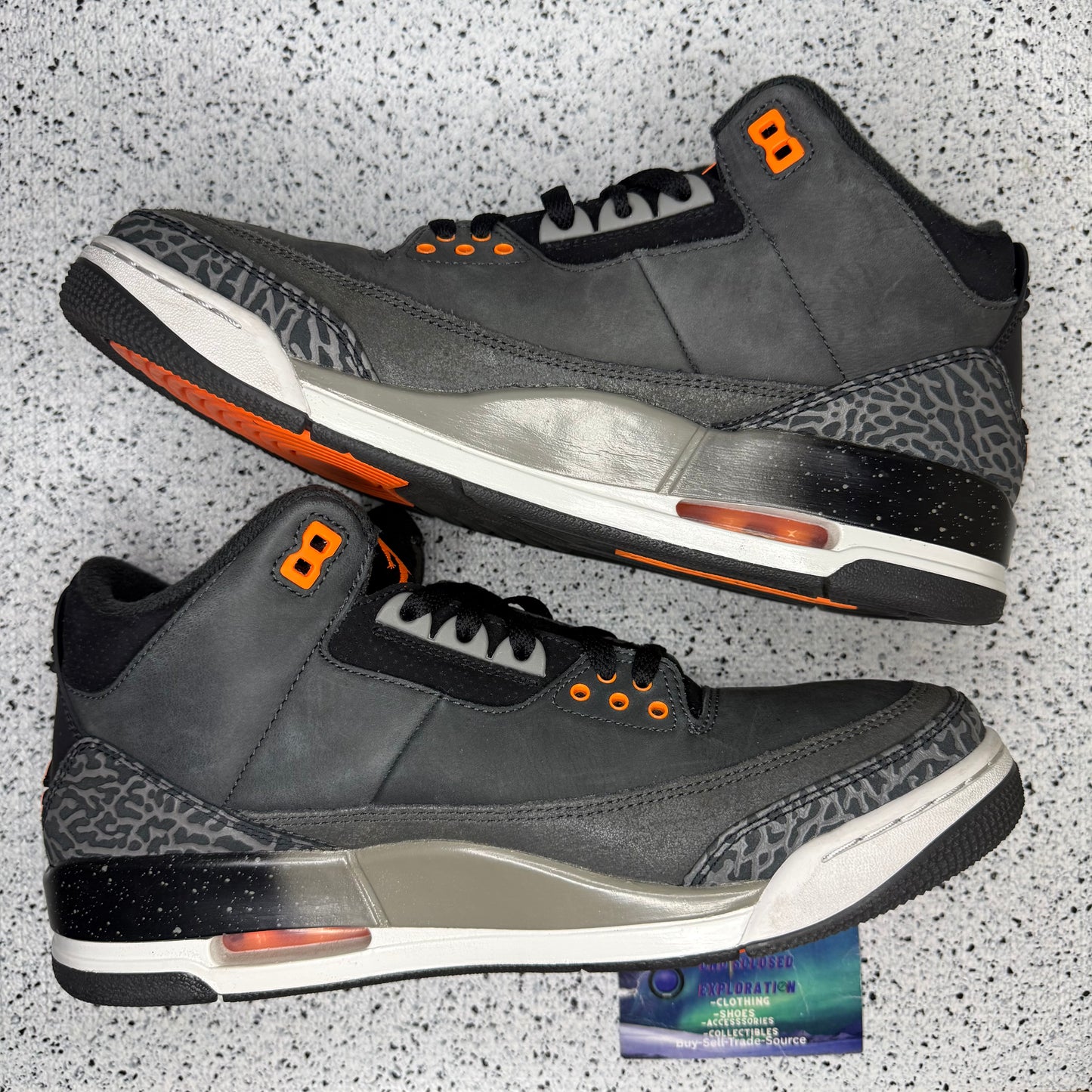 Jordan 3 Fear 10.5 Men “Preowned”