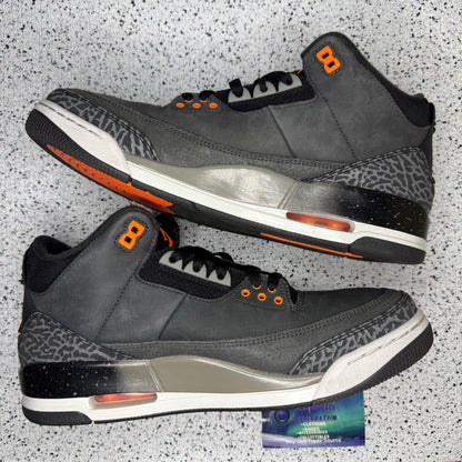 Jordan 3 Fear 10.5 Men “Preowned”