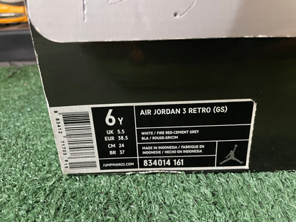 Air Jordan 3 best of both worlds size 6youth/7.5women