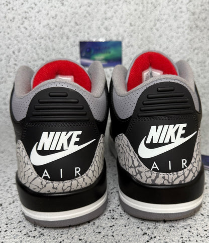 Jordan 3 Black Cement 2024 9.5 Men/11 Women “Preowned”