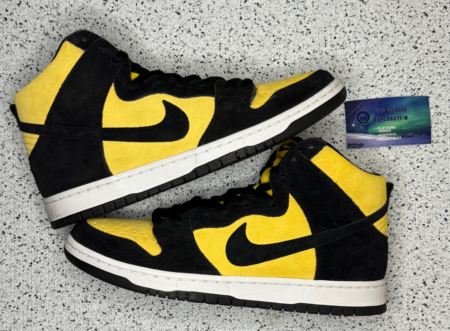 Nike Dunk SB High Reverse Goldenrod 11.5 Men/13 Women “Preowned”