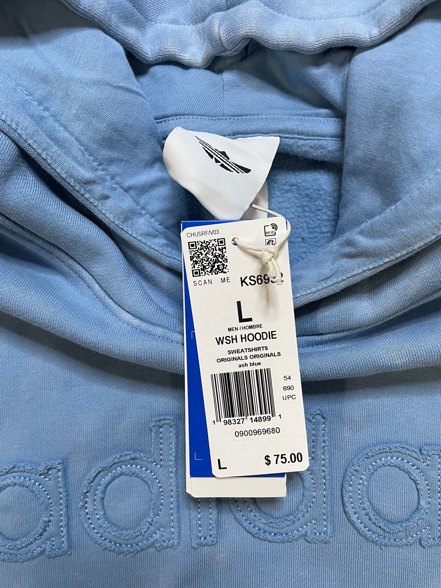 Adidas light blue sweatsuit