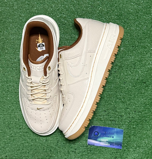 Nike Air Force 1 Low Luxe Pearl White 9.5 Men/11 Women “Preowned”