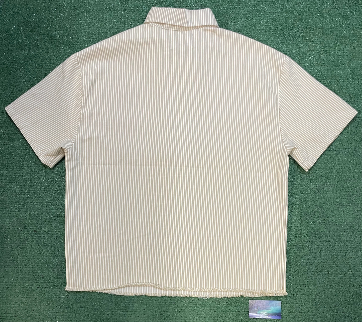 Ford striped quarter zip