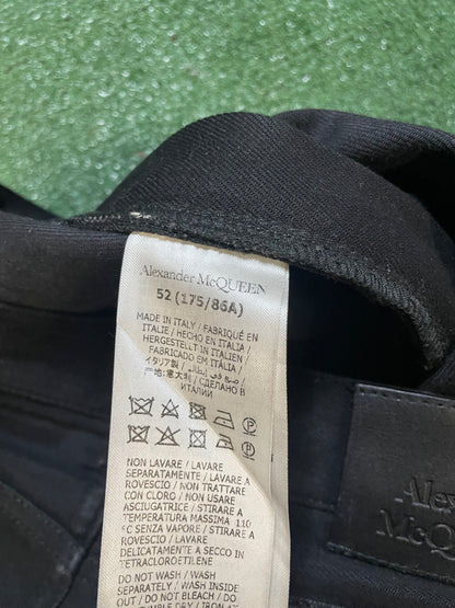 Alexander McQueen Zip Detail Jeans