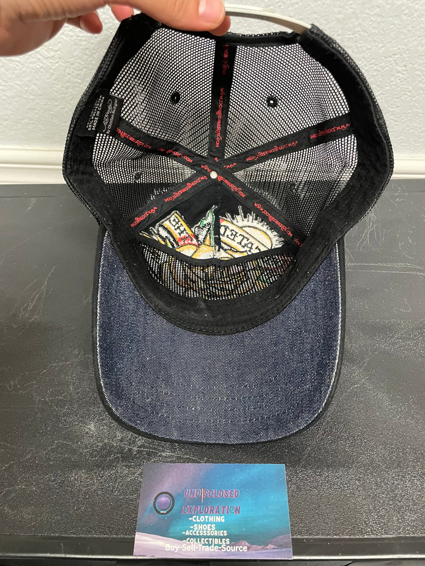 Ed Hardy dedicated to the one I love hat