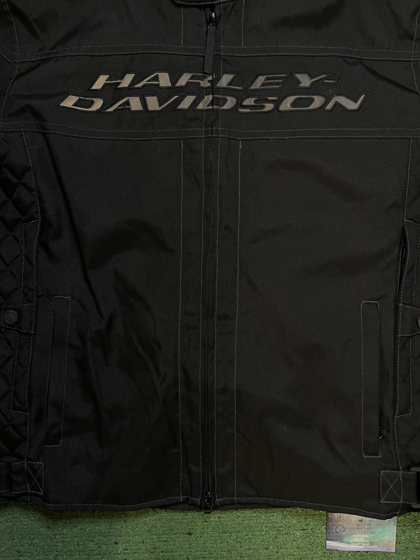 Harley Davidson black and grey jacket